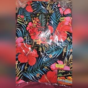 Retro Rifle "Paradise" Men's Large Button-down Shirt